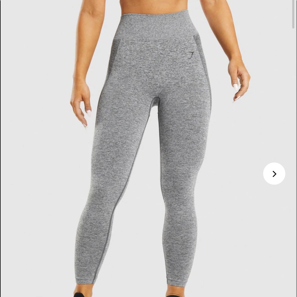 Gymshark leggings (charcoal marl/ pastel grape)